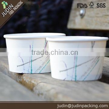 150ml paper cup ice cream disposable printed