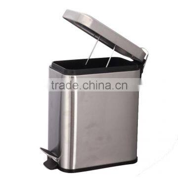 5L STAINLESS STEEL TRASH BIN