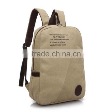 2016 factory price backpack unisex canvas backpack vintage backpack with large capacity