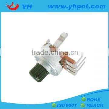 jiangsu 12mm volume control rotary 10k linear potentiometer with 3 pin