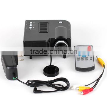 UC28+ Lowest Price Mini Led Projector UC28 Upgrade Remote Control Mini AV LED Digital Projector VGA USB SD