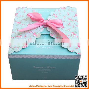 hot sale folding box ribbon closures for candy packaging