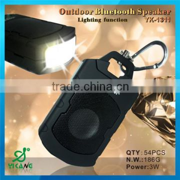 China supplier newest YK-1311 outdoor bluetooth portable speaker with sd card slot