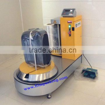 China Alibaba Supplier Airport Film Luggage Wrapper Wrapping Machine Manufacturer