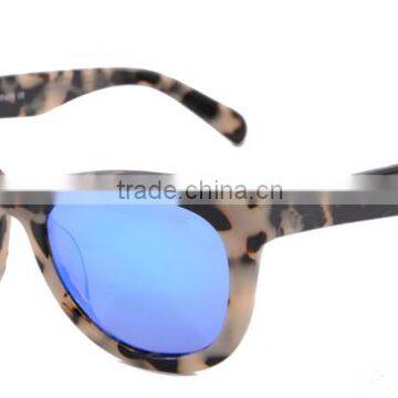 Color acetate sunglasses for women revo lens