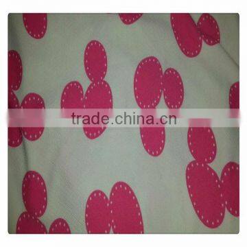 Warehouse Chiffon Mess Printed Polyester Fabric For fashion Clothing /chiffon fabric