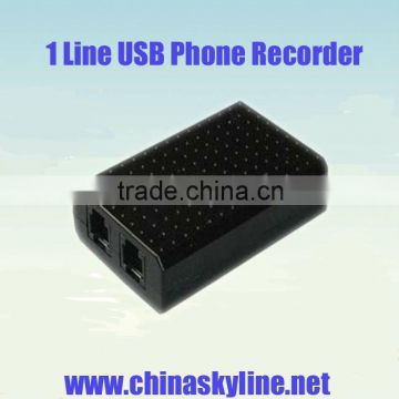 Cheap price and good quality! 1 line usb telephone recorder box/analog phone recorder