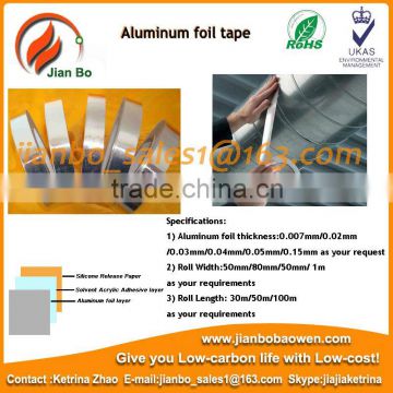 High quality aluminium foil pipeline insulation with adhesive