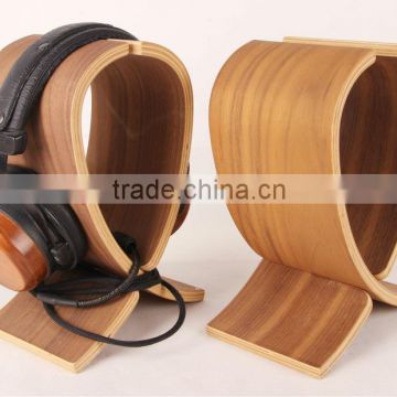 Wholesale 2014 Reliable Quality Wooden Headphone Holder For Decoration