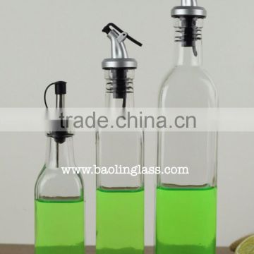 150ml 250ml 500ml vinegar glass bottles with pourer