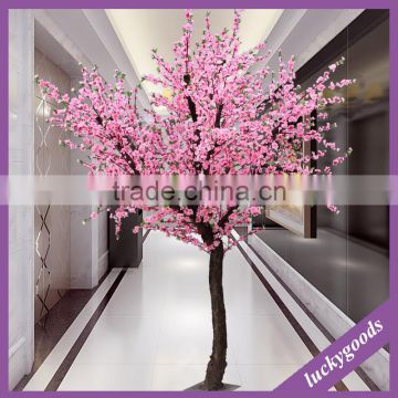 latest design indoor decoration artificial pink peach tree in different sizes
