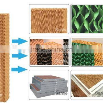 Fiber paper cooling pad for poultryhouse