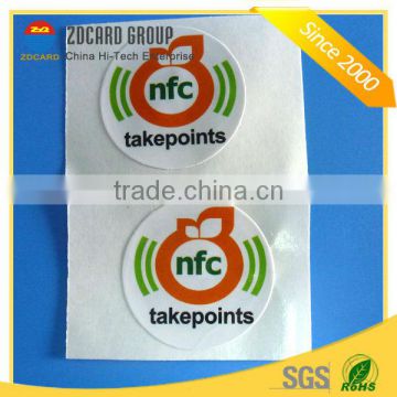 Custom 3m Adhensive HF RFID Sticker