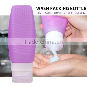 New Fashion Portable Leak-proof Squeeze Silicone Travel Size Containers