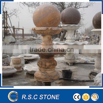 Outdoor granite rolling ball water fountain