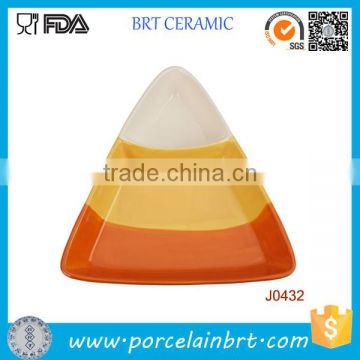 Made in China Ceramic Triangular Section Plate