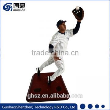 Hot Sale Custom Design polyresin baseball player figurine