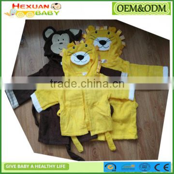 Hooded Animal Bathrobe Cartoon Baby Towel Character 06
