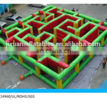 cheap price factory inflatable maze for sale/inflatable haunted maze