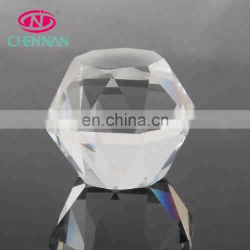Alibaba china 2018 New style handmade 50*75 mm clear wedding decoration quartz crystal pendant for chandelier