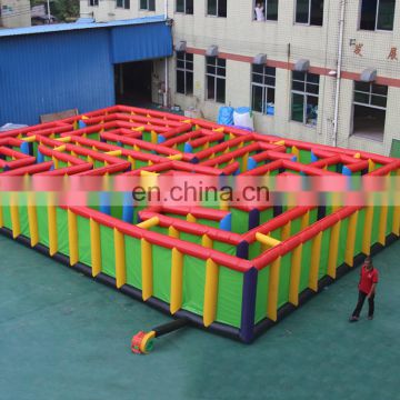 High Quality PVC Meatarial Large Inflatable Haunted House Corn Castle Maze / Castle Maze Fit Kids And Adult