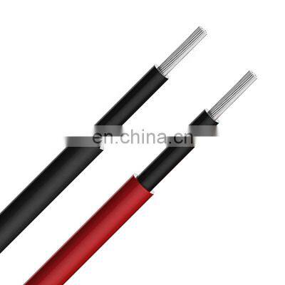 TUV Low-voltage DC PVC insulated copper dc solar cable 4mm