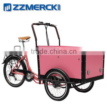 250w DC Brushless Hub Motor Electric Cargo Bike