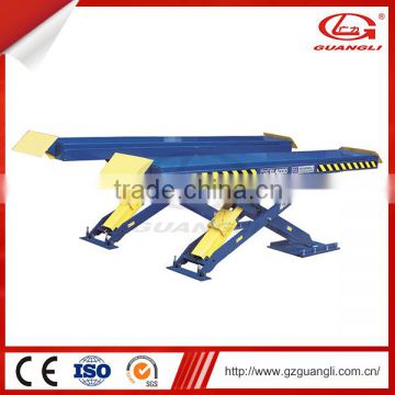 380V Chinese pump automotive scissor lift with mechanical gear lock