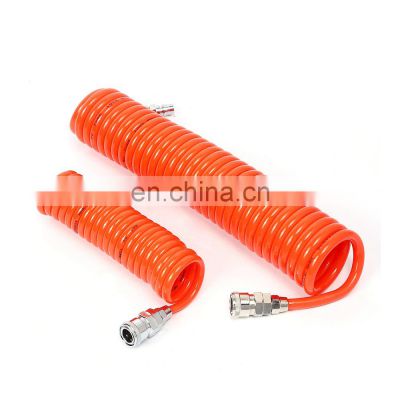 SNS wholesale ACLW series Spiral Air Hose flexible pu tube with connector