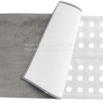 2023 new item of detachable and anti-slip bath mat,PVC backing,Mat washable