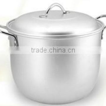 Pure Aluminum Stock Pot double handle all sizes with lid