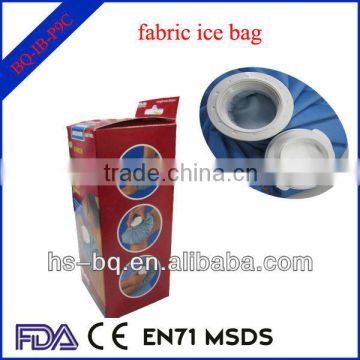 9'' solid blue fabric ice bag