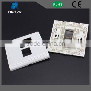 High Quality RJ45 Socket Wall Face Plate 86*86mm Model for Networking cabling