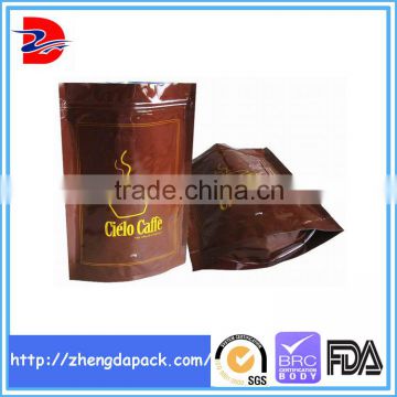 Food Industrial Use and Gravure Printing Surface plastic green coffee bean bag