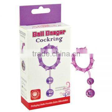 Male Toys Two Balls Sex Penis Ring