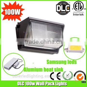 led replacement for mental halide dlc 100w led wall pack light with 3 years warranty