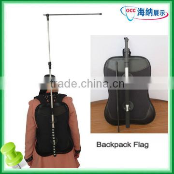 High Quality Multiuse Retractable Backpack Flag