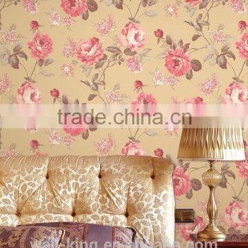 beautiful flower country style wall paper