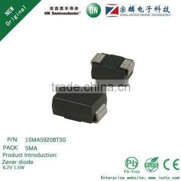 Genuine original 1SMA5920BT3G SMA Zener diode 6.2V 1.5W