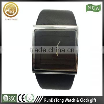 New simple square case two hands movement classic brand watch