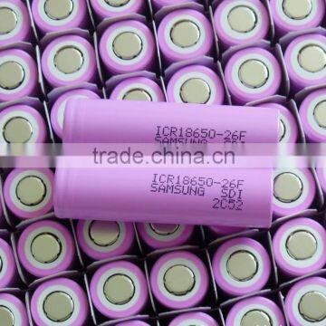 2600mAh 2800mAh 3000mAh 3200mAh 3400mAh 3.7v lithium ion rechargeable famous brand 18650 Battery