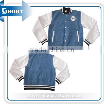 2014 blue varsity jacket custorm made cheap varsity jacket