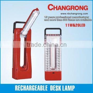 Rechargeable emergency camping & desk tube and LED lantern