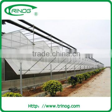 Corrugated plastic greenhouse panels