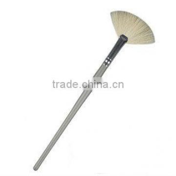 professional wood handle makeup fan brush