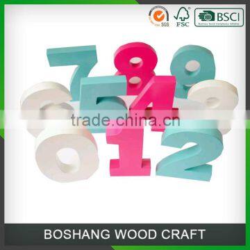 BOSHANGused for cshool handmade Set 0-9 Wood Numbers                        
                                                Quality Choice