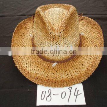 seagrass straw,cowboy hat