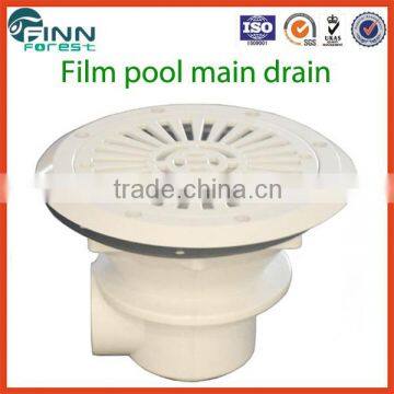 Outdoor and indoor film pool accessories 2'' ABS main drain cover