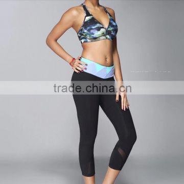 Wholesale classic thai doouble padded women leggings and tops