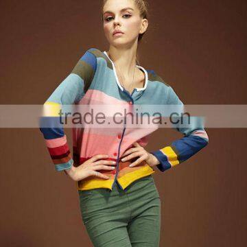 lady colorful fashion sweater